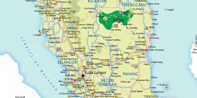 Малайзия Куала Лумпур картата